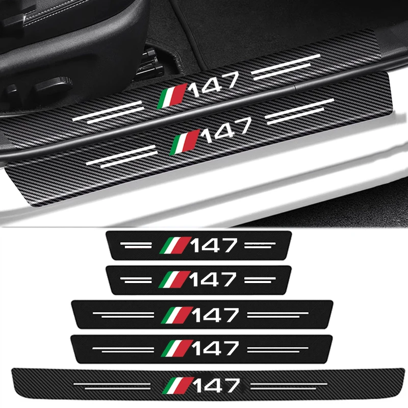 Crepe Pan Carbon - Carro Tronco Bumper Sill Protector Adesivos,